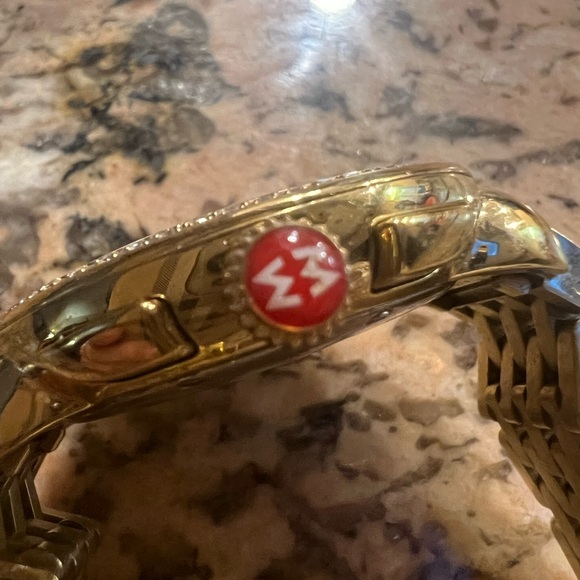 DIAMOND Michelle Sporty Sport Sail Gold Diamond Watch - 38mm - Picture 7 of 7